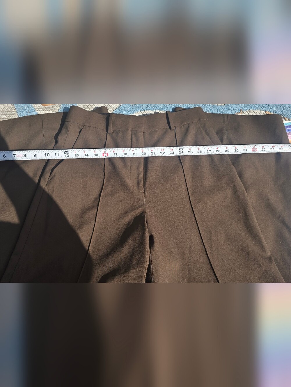 Zara Brown Wide Leg Trousers - Picture 9 of 9